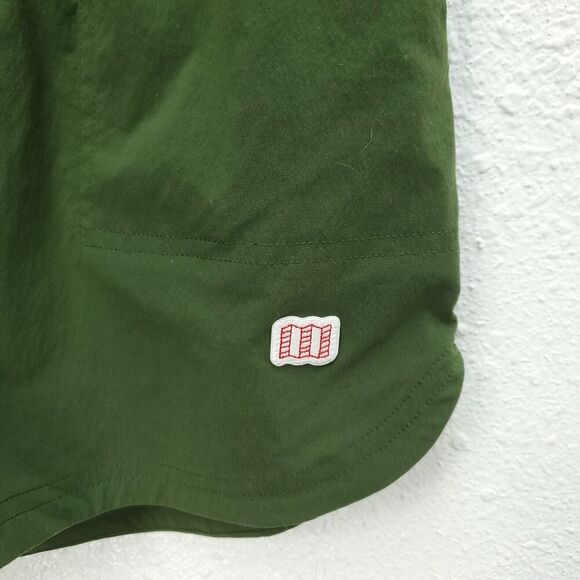 Topo Designs Green Women's Shorts - Picture 3 of 13